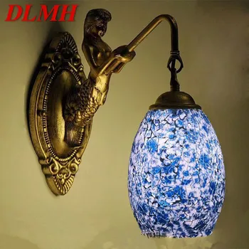 Модерен стенен лампа DLMH във формата на Русалки, Персонални и творчески Лампа за декориране на всекидневна, спалня, антре, бар