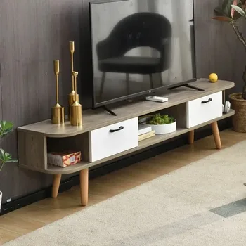 Модерна всекидневна, ТВ-шкаф на крака Nordic Портативен Развлекателен център TV-етаж от Мебели за стая Fernseher Schrank MQ50DS