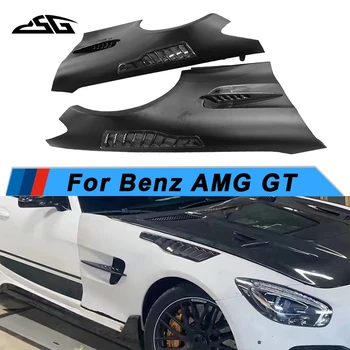 Страничните крила на автомобила GT Style от въглеродни влакна/фибростъкло, вентилационна (противовакуумна) канална декоративен престилка за актуализации за тунинг на автомобили Mercedes-AMG