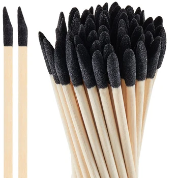 50 Опаковки фини шлифовъчни пръчки на Мача с шкурка 280 Смилане на клони Шлайфане пръчици за пластмасови модели Wood Hobby
